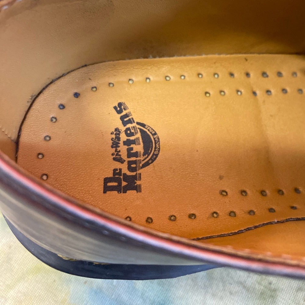 Dr. Martens 1461 Vegan Metallic Chrome Lowtop Lace Industrial Loafer Shoe 7 - Picture 3 of 9